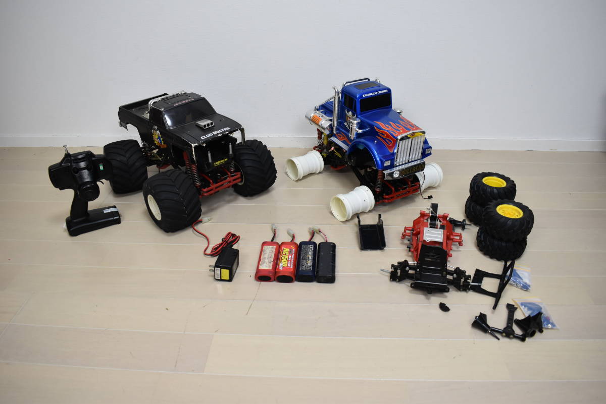 ☆当時物☆廃版品☆タミヤ 1/10 電動RC 4×4×4 モンスターピックアップ