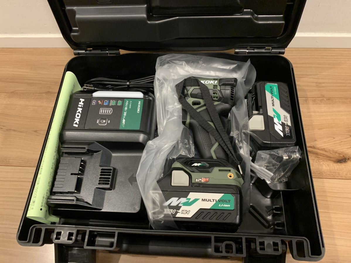 【SALE，大人気】 HiKOKI 36V インパクトドライバ WH36DC フォレストグリーン フルセット品(本体)｜売買されたオークション情報、yahooの商品情報をアーカイブ公開 - オークファン インパクトドライバ