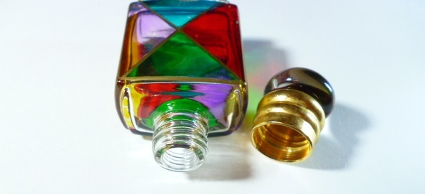 β Venetian murano glass ベネチアングラス パフュームボトル β 香水瓶