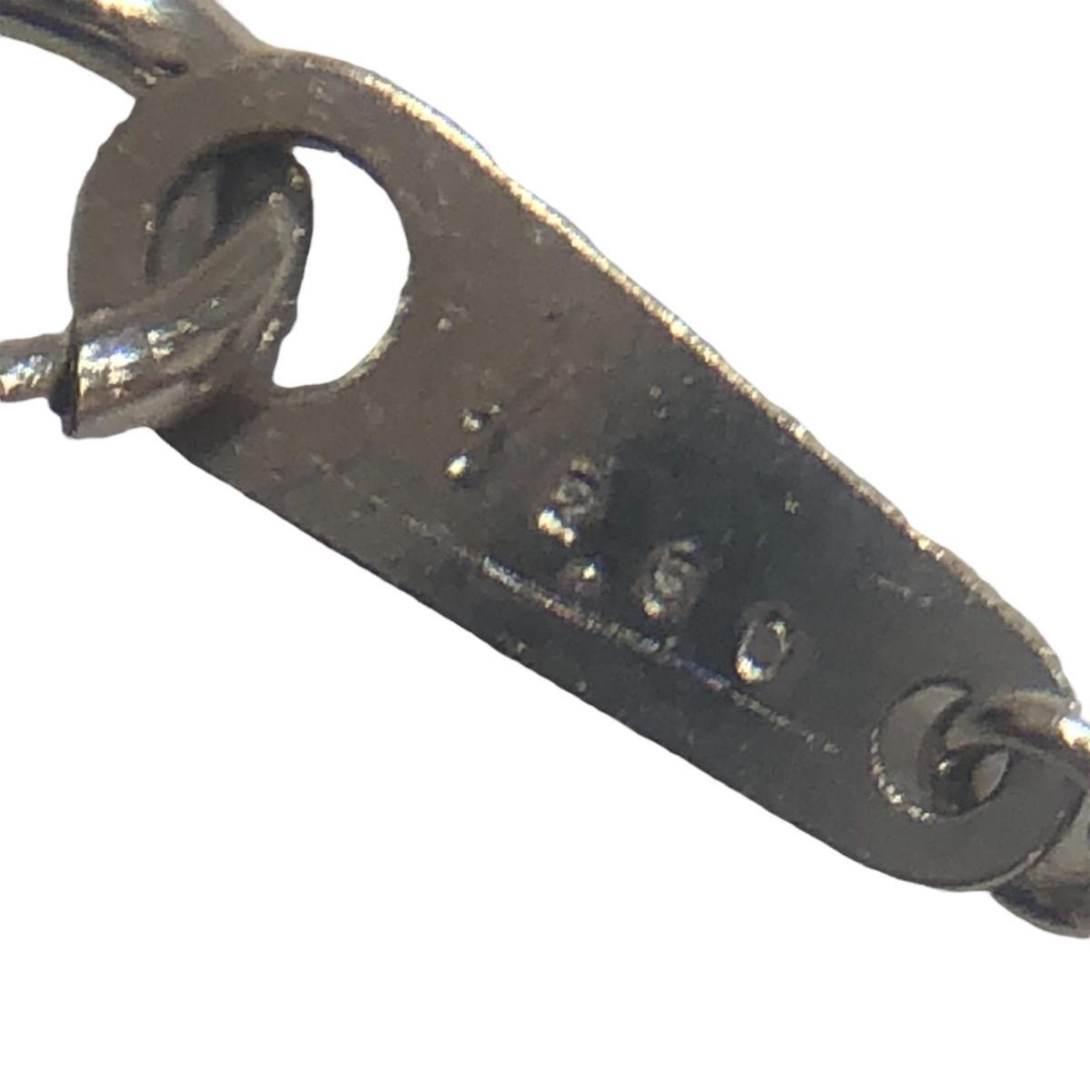 レディースアクセサリー K18WG 刻印 ⁄ブラックダイヤモンド 0.5