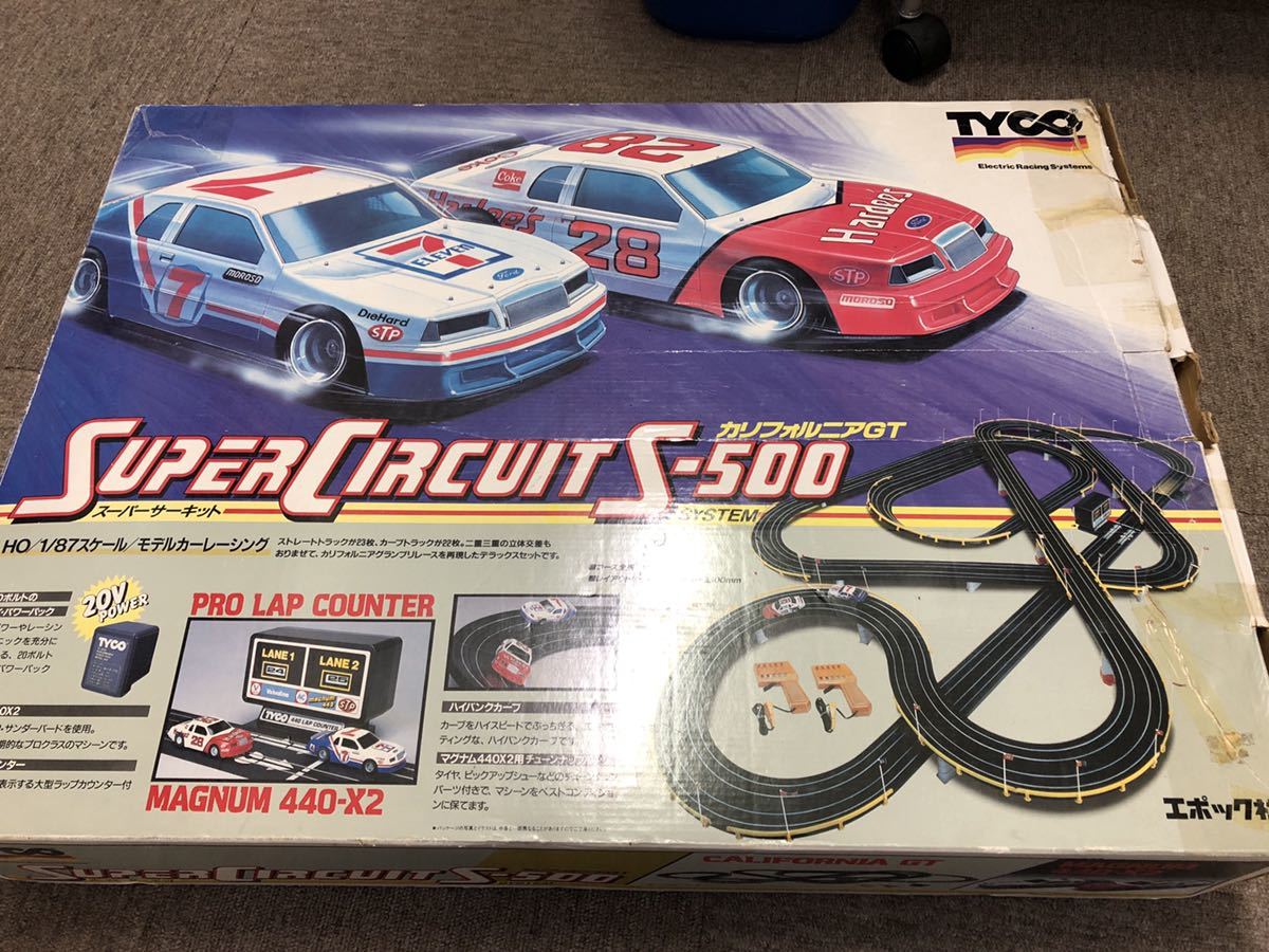 1/87サイズ ミニスロットカー コースセット 2 ☆エポック TYCO