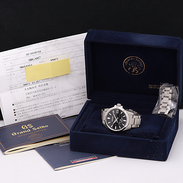 グランドセイコー SEIKO A-9 GRAND GS HI-BEAT ハイビート 5645-7000 1円☆稼働◎良品SEIKO⁄グランドセイコー9581-7000 アイボリー系 グランドセイコー公式サイト - | セイコー 保証書付属 025の通販