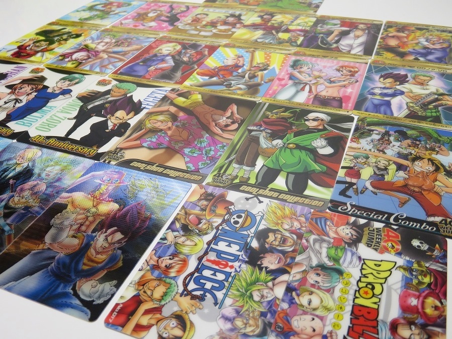 ドラゴンボールZ ワンピース JUMP40周年記念 カード まとめて 26枚 