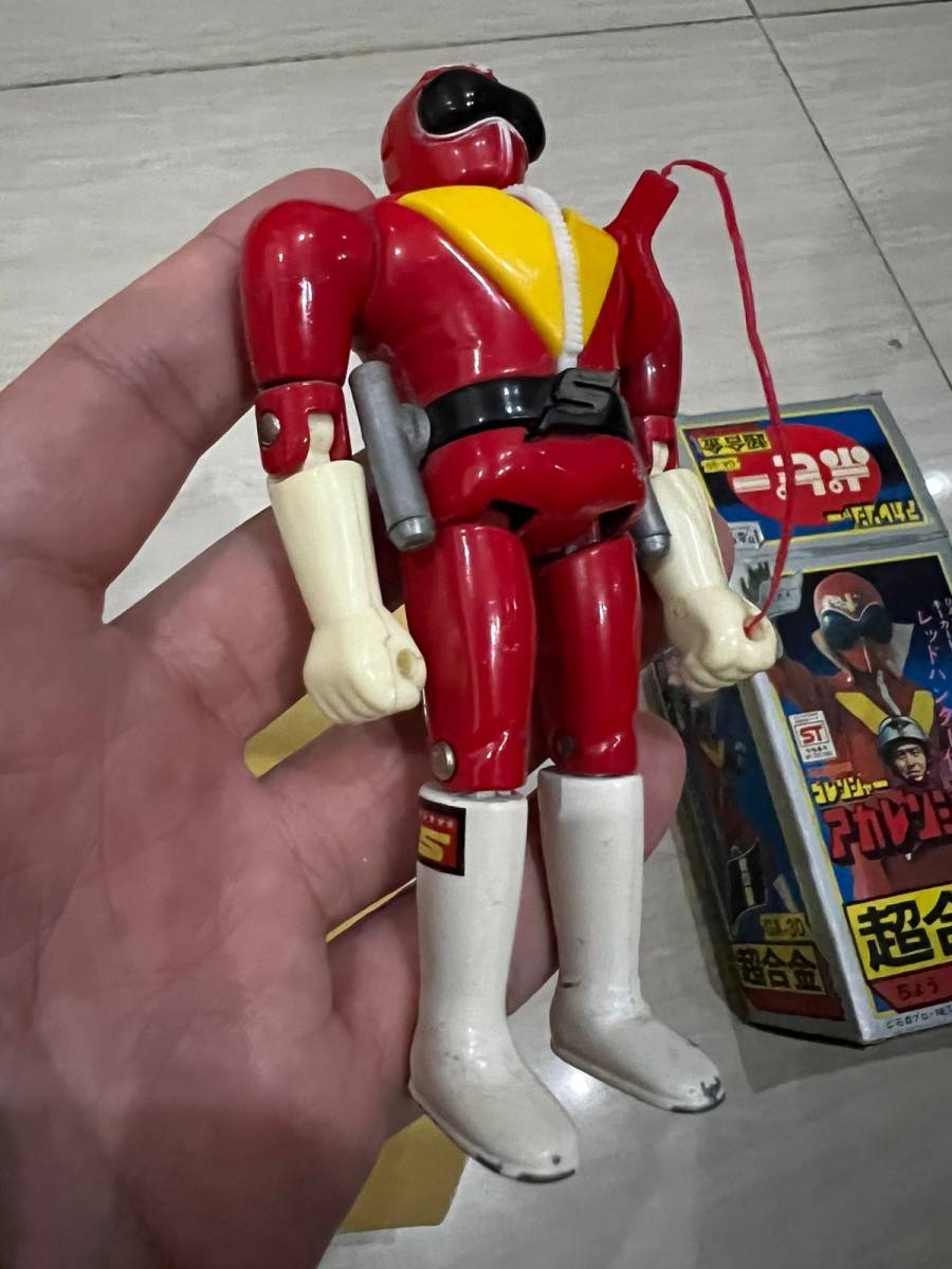 ポピー 超合金 アカレンジャー　当時物　おまけ付き 参考価格】アカレンジャー 秘密戦隊ゴレンジャー 超合金 ポピー 当時物