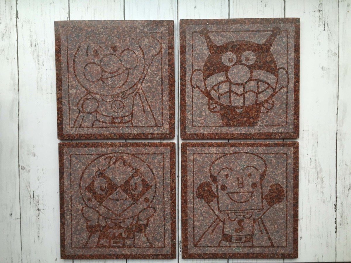 □ 展示 御影石 アートタイル 絵タイル □ 展示 御影石 アートタイル