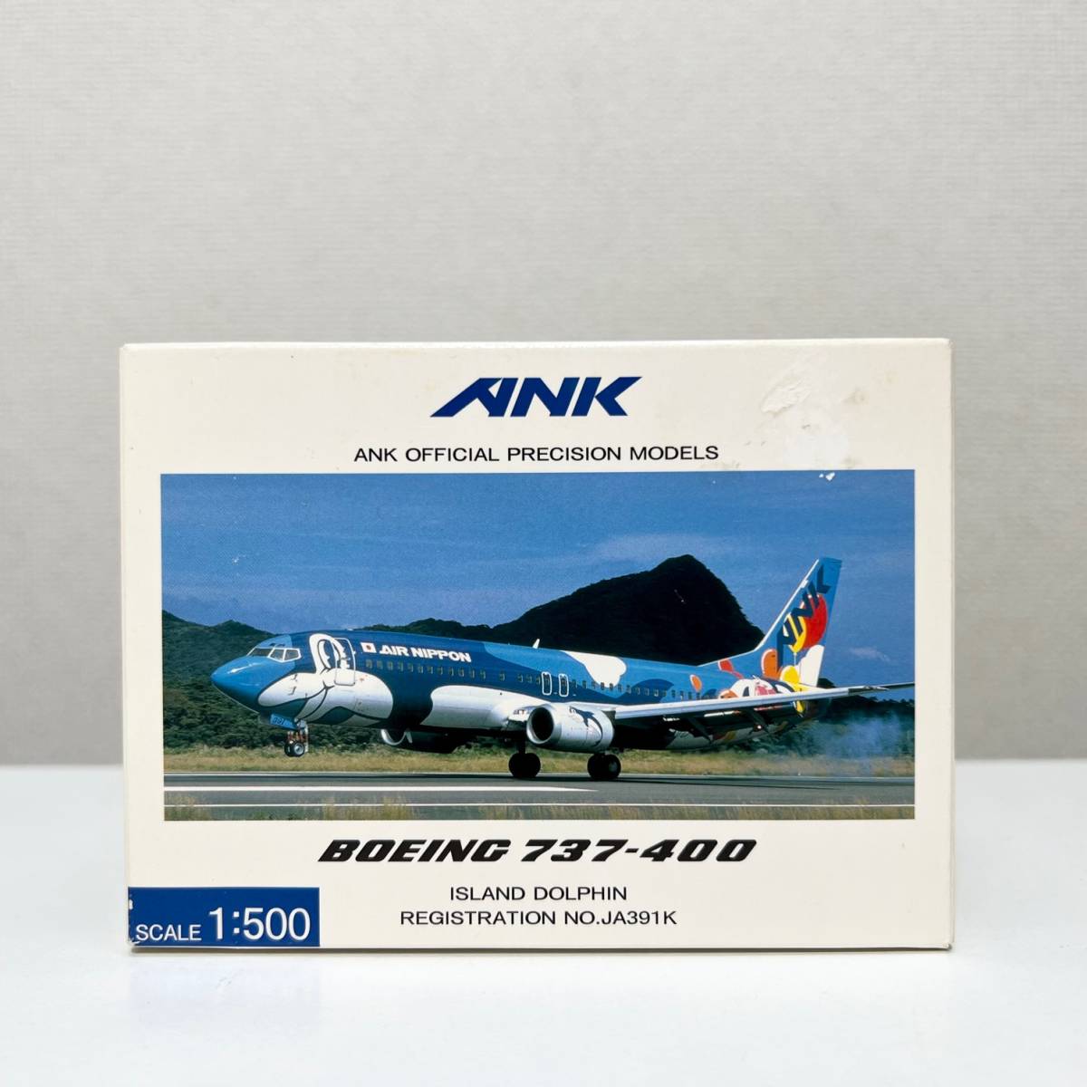 100%新品，品質保証 全日空商事 1/500 BOEING 737-400 アイランドドルフィン EL50391 ボーイング ANK 飛行機模型(民間航空機)｜売買されたオークション情報、yahooの商品情報をアーカイブ公開 - オークファン 民間航空機