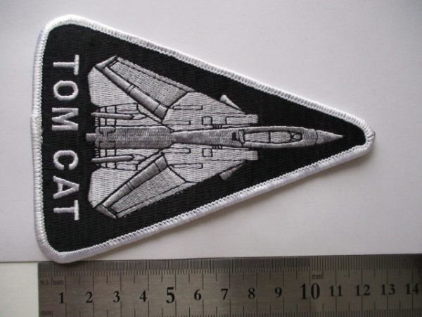 送料無料】アメリカ海軍F-14パッチ刺繍ワッペン/BトムキャットTOM CAT
