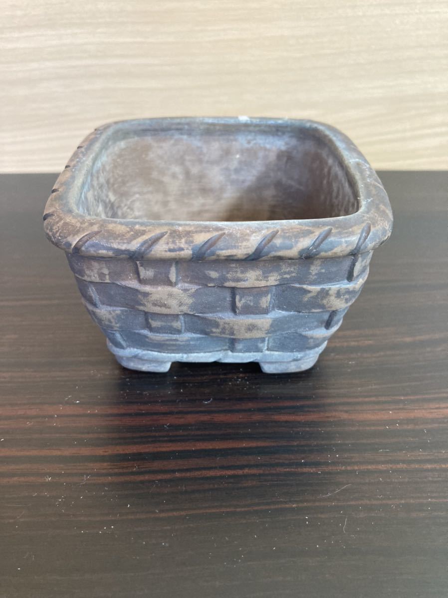 中古　大山　正方鉢