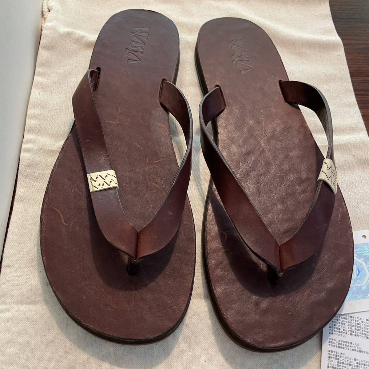 未使用品】visvim HANA SANDAL-FOLK 【公式通販】