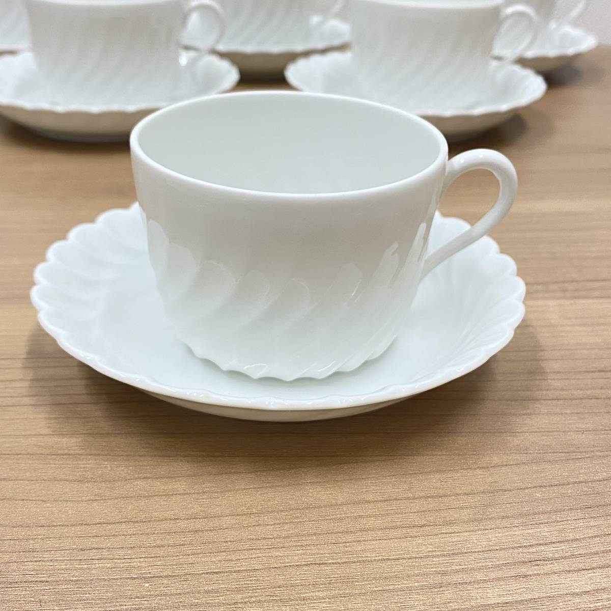 6客セット 花柄．北欧．陶器．食器 | 上品ティーカップ＆ソーサー (6客 
