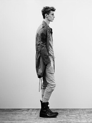 バルマン BALMAIN HOMMEミリタリーモッズコート（春夏） ＃46 美品 