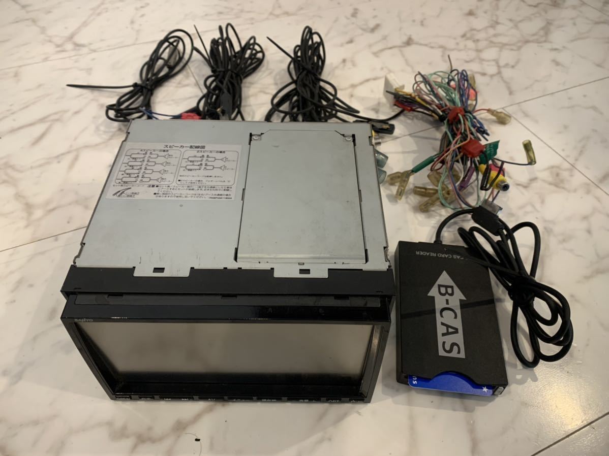 □三洋電機□NVA-HD1700DT□HDDナビ□地デジ内蔵□B-CASカードリーダー