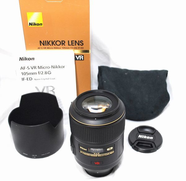 美品 Nikon AF-S 105mm F2.8 MICRO VR 7527 Amazon.com: Nikon AF-S