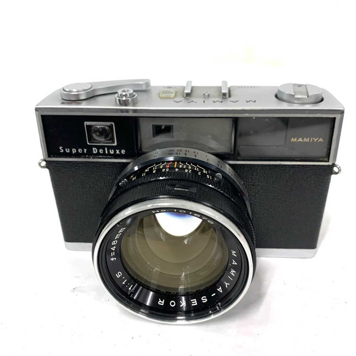 カメラ 現状品 動作未確認 同梱不可 マミヤMAMIYA SUPER DELUXE 1.5