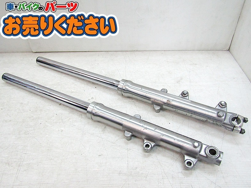 ○中古現状 ヤマハ SR400 1JR ☆ 純正 フロントフォーク 左右セット 