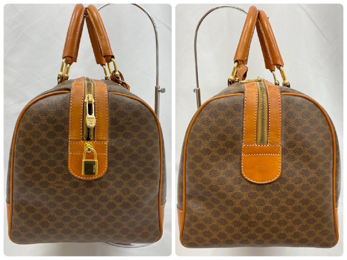 ◇◇CELINE セリーヌ マカダム柄 ボストンバッグ 旅行鞄 カナデ  