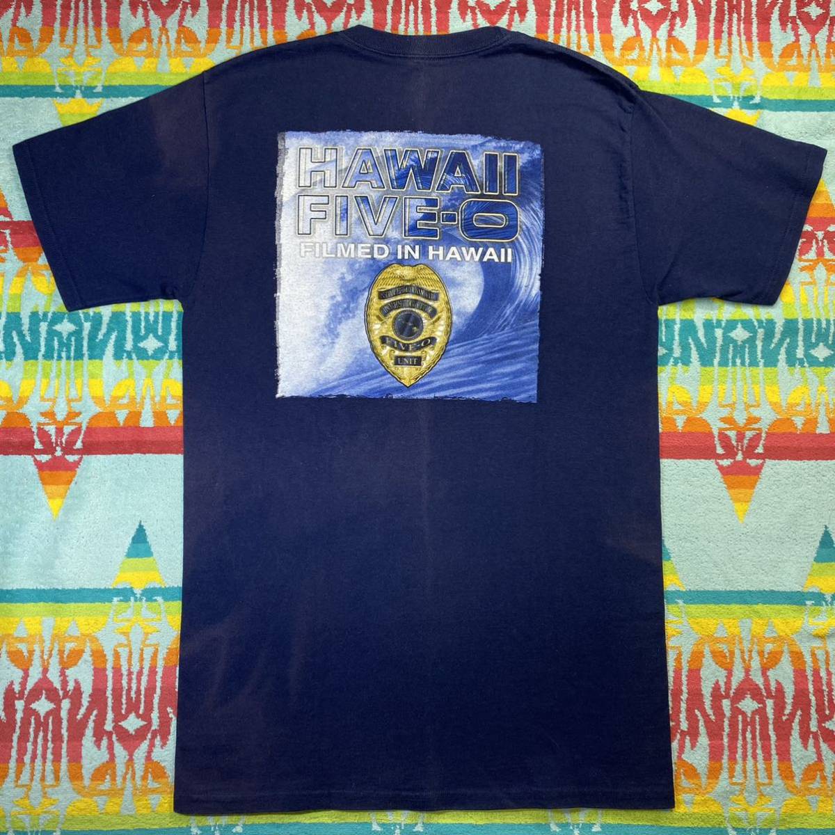 Early 00's HAWAII FIVE-O Boardwear H5O Skater Surfer Logo Graphic T-Shirt