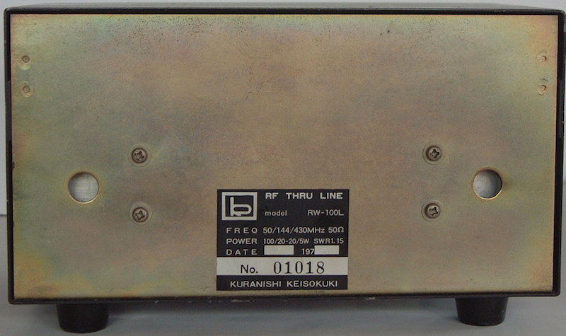 クラニシ 通過型電力計 SWR計 RW-211A クラニシ 通過型電力計 SWR計 RW