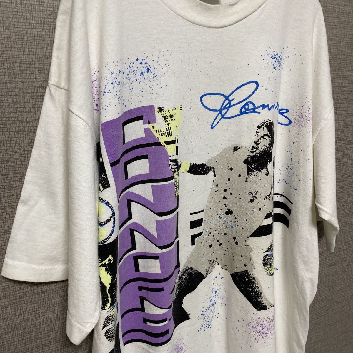 激レア 90s Usa製 ジミーコナーズ Tシャツ Tee テニス ビンテージ ヴィンテージ 偉人 フォト バンド バンt 映画 ムービー アニメ 古着 Old イラスト キャラクター 売買されたオークション情報 Yahooの商品情報をアーカイブ公開 オークファン Aucfan Com