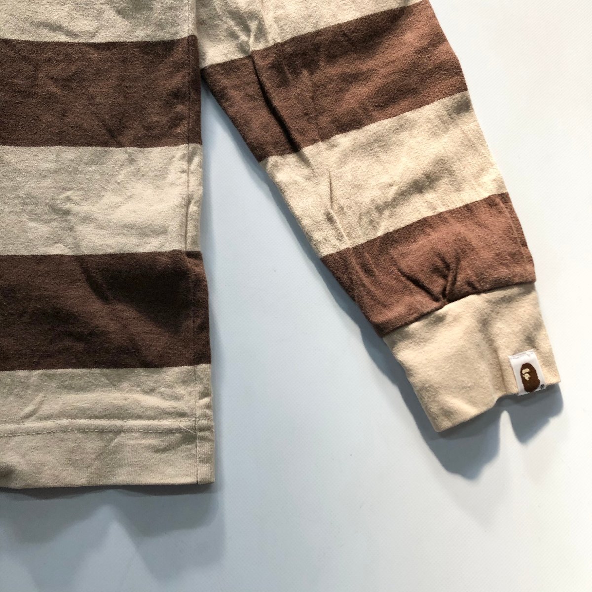 ☆A BATHING APE アベイシングエイプ ポロシャツ トップス 長袖 