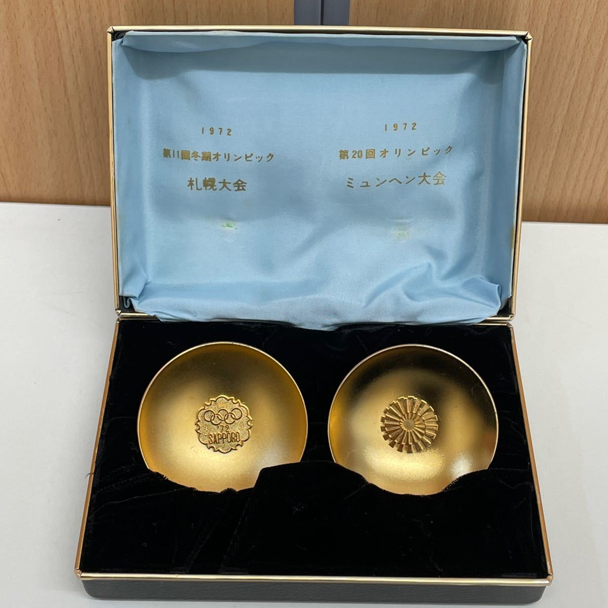 M0430】金杯 金盃 24KGP 24金メッキ 1972年 第11回冬季オリンピック