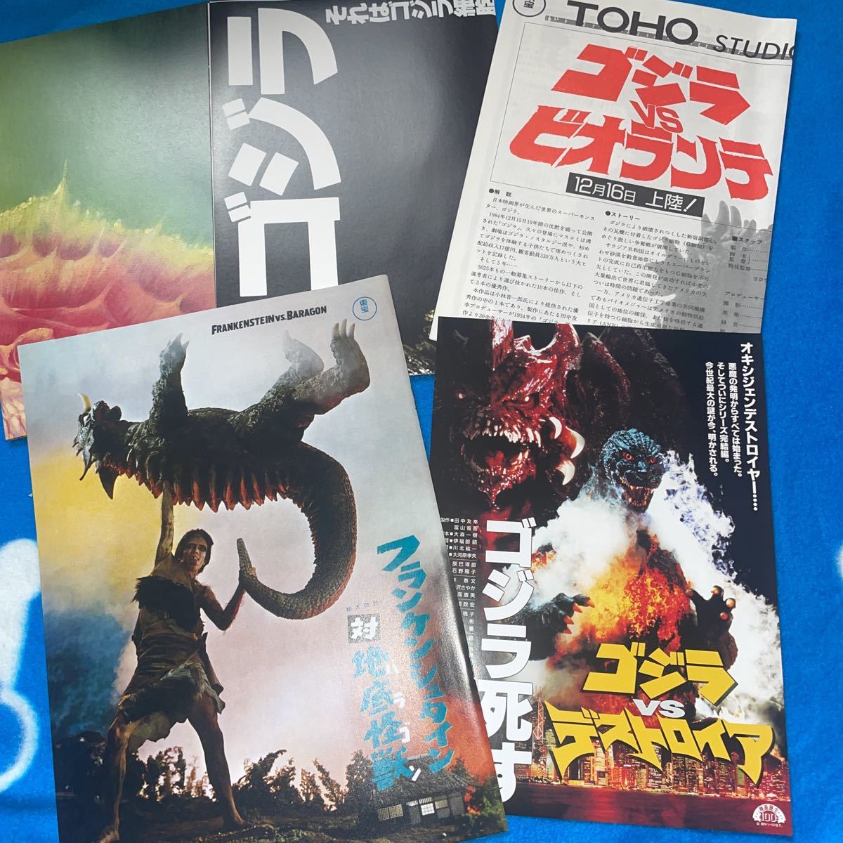 映画チラシ ゴジラvsビオランテ ポスター GODZILLA デストロイア 
