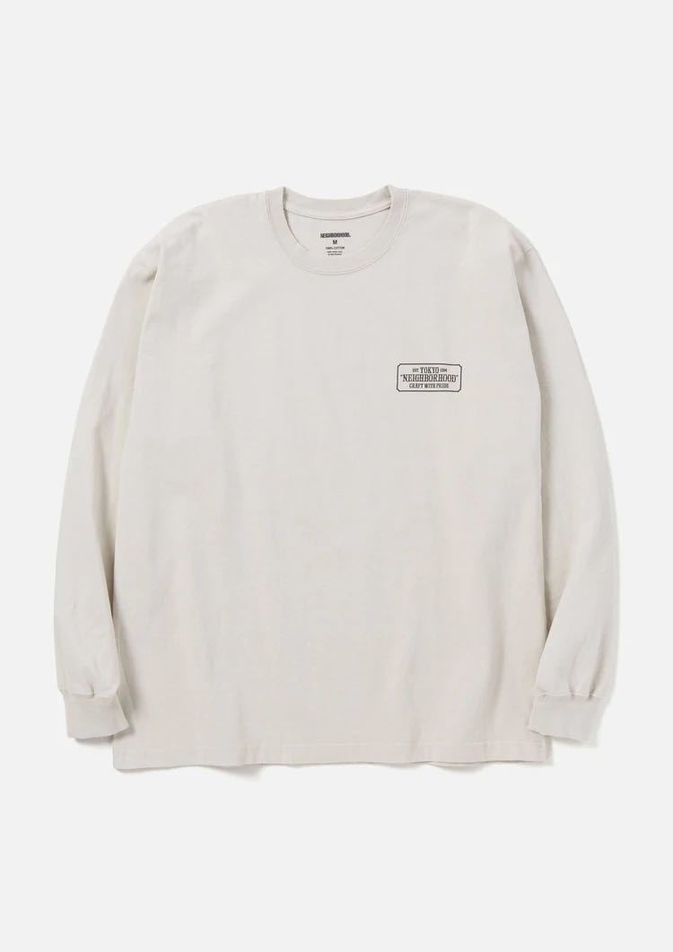  NEIGHBORHOOD NH-1 / C-TEE . LS Mサイズ ネイバーフッド 22ss 即 beige(長袖Tシャツ)｜売買されたオークション情報、yahooの商品情報をアーカイブ公開 - オークファン 男性用