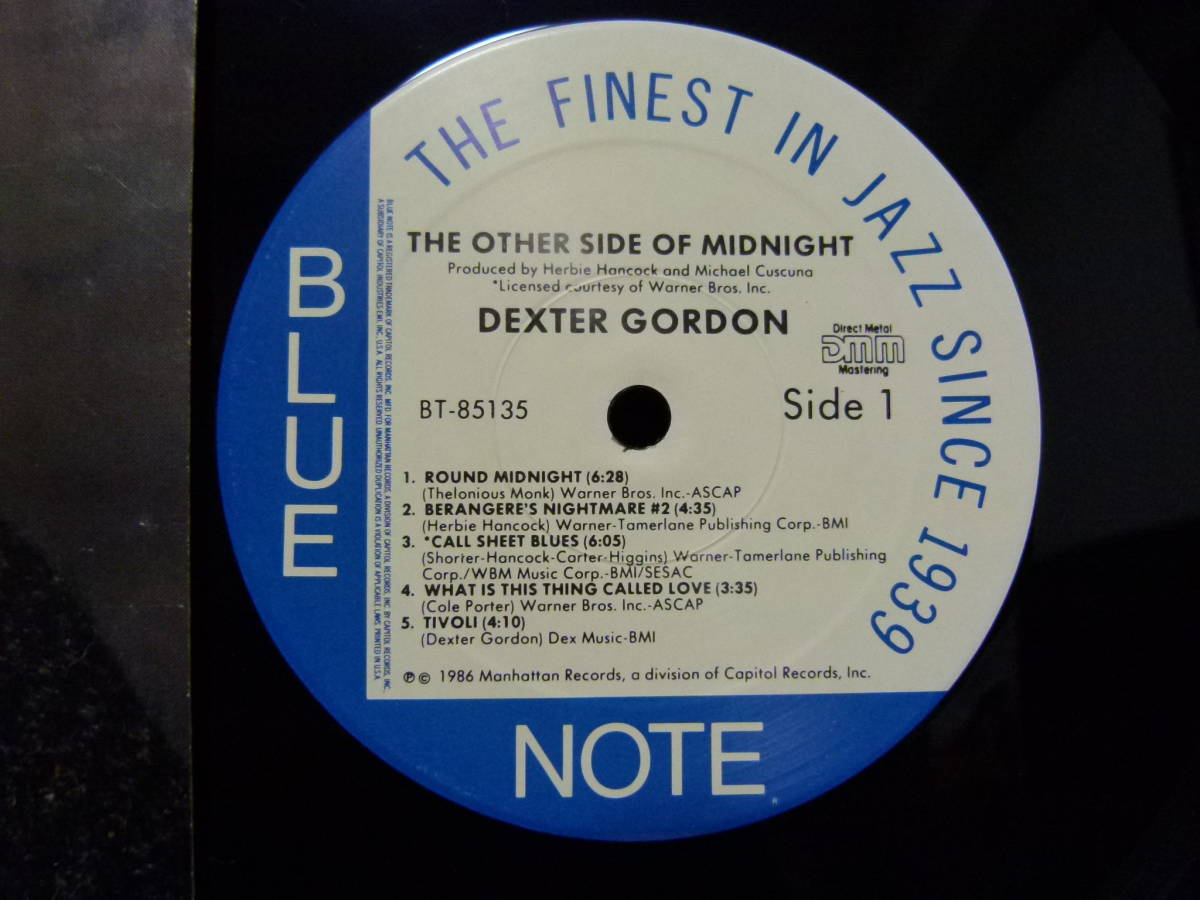 デクスターゴードン　USオリジナル盤レコード　ヴァンゲルダー刻印 Dexter - Gordon □激レア□美盤オリジナル□DEXTER SIDE OF ROUND