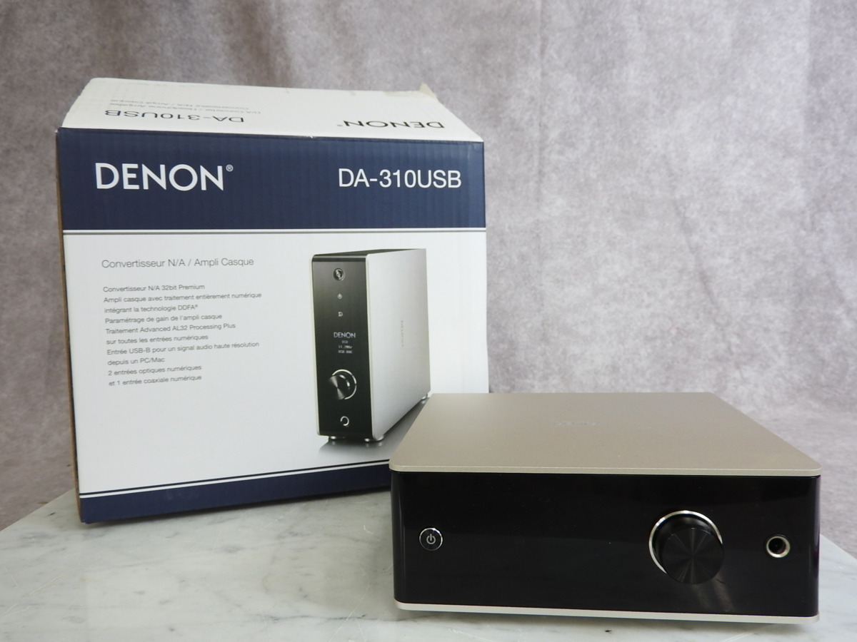 美品】☆ DENON デノン DA-310USB ヘッドホンアンプ 2016年製 箱付き