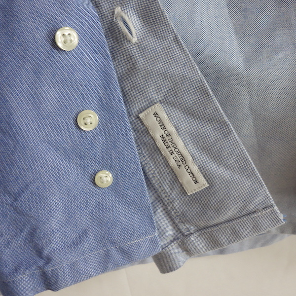 【MOJITO別注】USA製 individualized OXアブサンシャツ MOJITO別注 USA製 individualized OX アブサンシャツ M】インディ