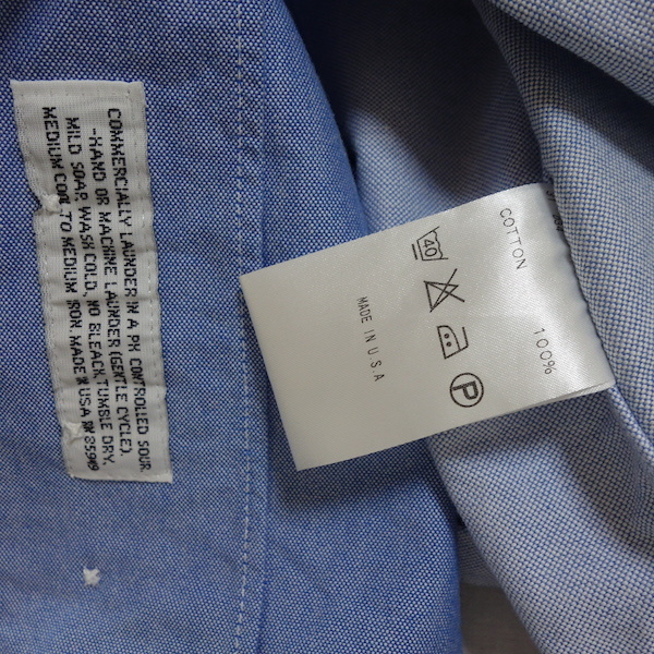 MOJITO別注 USA製 individualized OX アブサンシャツ M】インディ