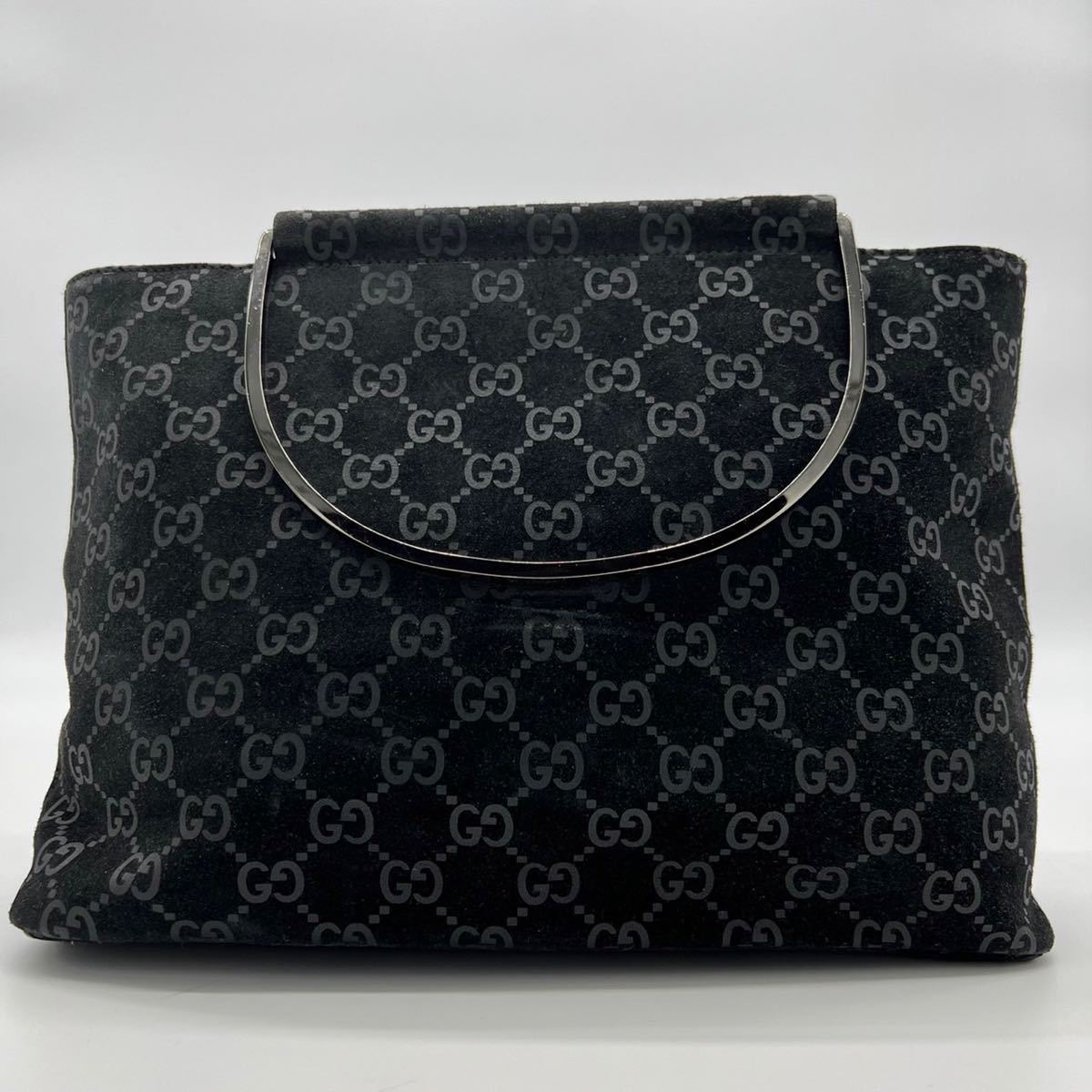 極美品 稀少 GUCCI グッチGG柄 メタルハンドル ハンドバッグ A4サイズ トートバッグ メンズ レディース 通勤 ビジネス ブラック グッチ GUCCI GG柄 「トム・フォード」かばん、バッグ Yahoo 極稀少グッチジャッキーGG柄キャンバスワンショルダーバッグ黒