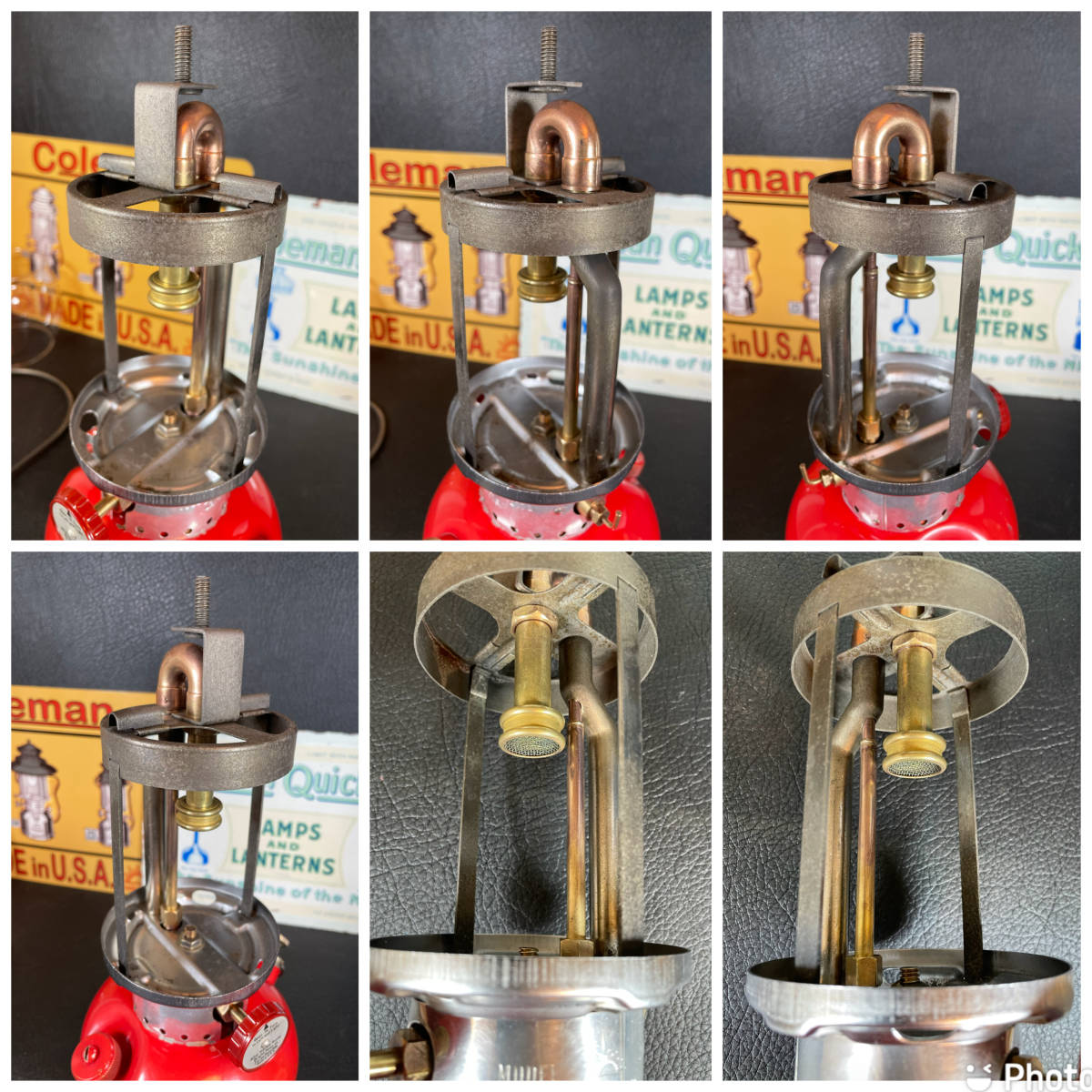 人気 コールマン 200A パテペン ランタン 1967年7月刻印 分解整備済