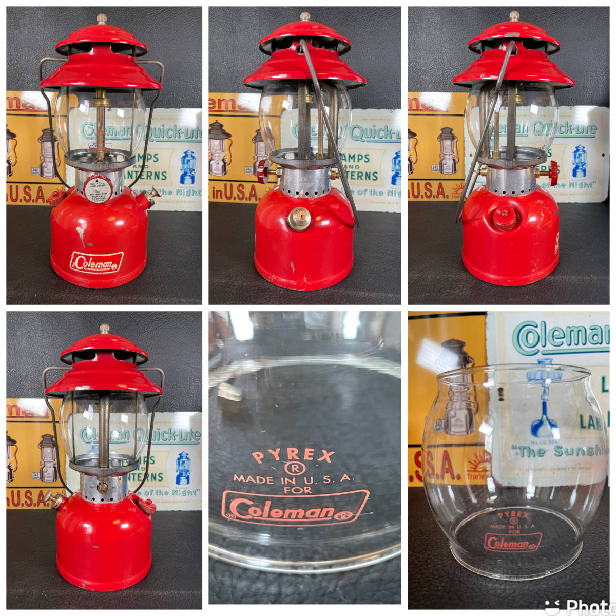 人気 コールマン 200A パテペン ランタン 1967年7月刻印 分解整備済