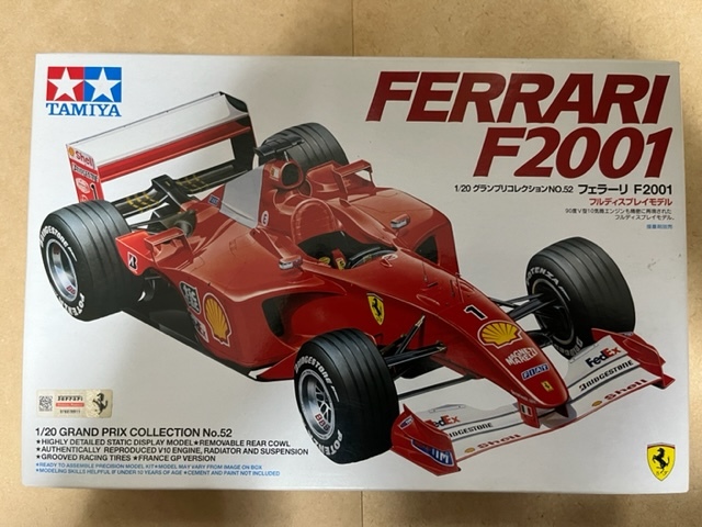  タミヤ フェラーリF2001 1/20 グランプリコレクション№52 FERRARI F2001 F2002仕様デカール付き(フォーミュラ)｜売買されたオークション情報、yahooの商品情報をアーカイブ公開 - オークファン フォーミュラ