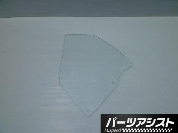 ハコスカ 2ドア用 助手席側 クォーター 白 ガラス KPGC10 / GTR