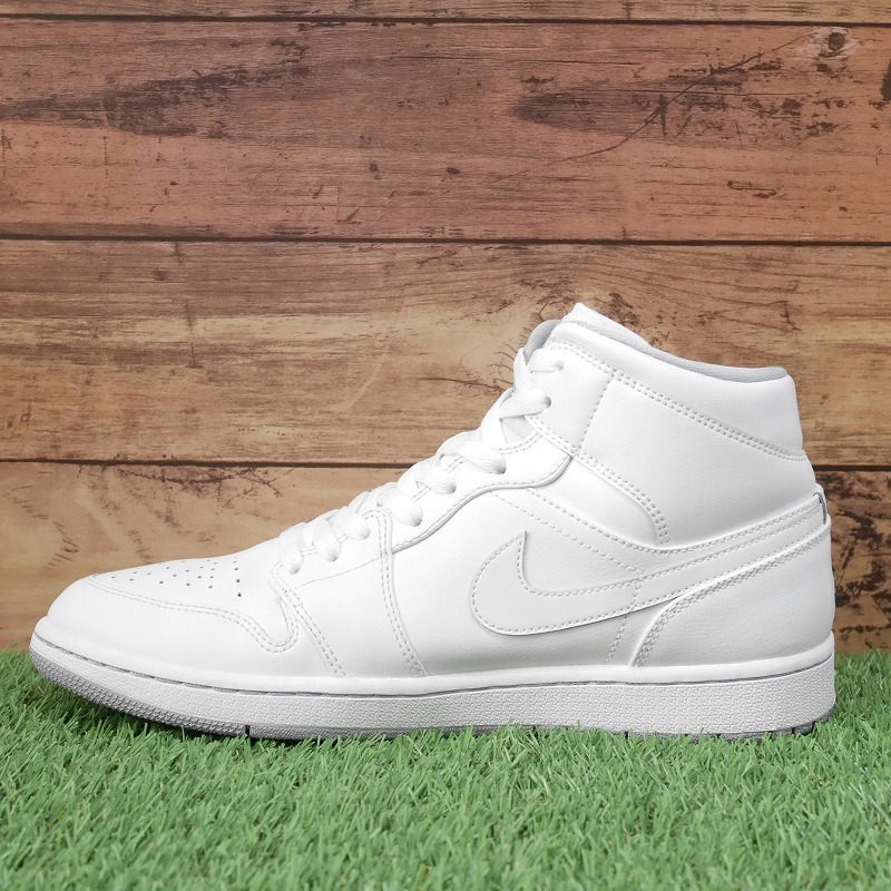 NIKE AIR JORDAN 1 MID ナイキ エアジョーダンワン ミッド ホワイト/ウルフグレー 554724-112 27.5cm 0 MID JORDAN Nike『AIR 1(エアジョーダンワン)』の人気カラー10選 Blue