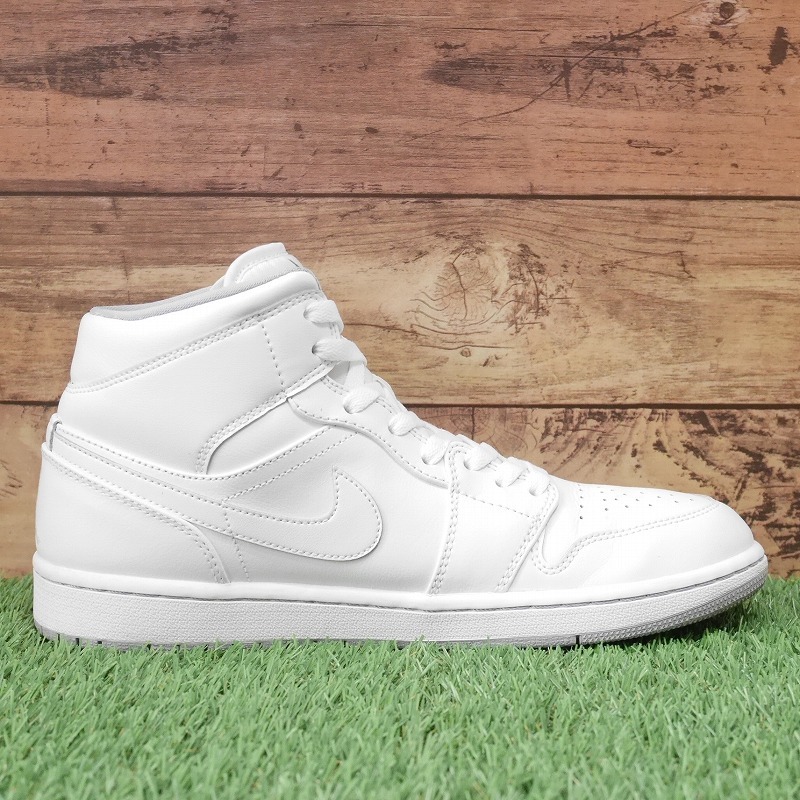 NIKE AIR JORDAN 1 MID ナイキ エアジョーダンワン ミッド ホワイト/ウルフグレー 554724-112 27.5cm 0 MID JORDAN Nike『AIR 1(エアジョーダンワン)』の人気カラー10選 Blue