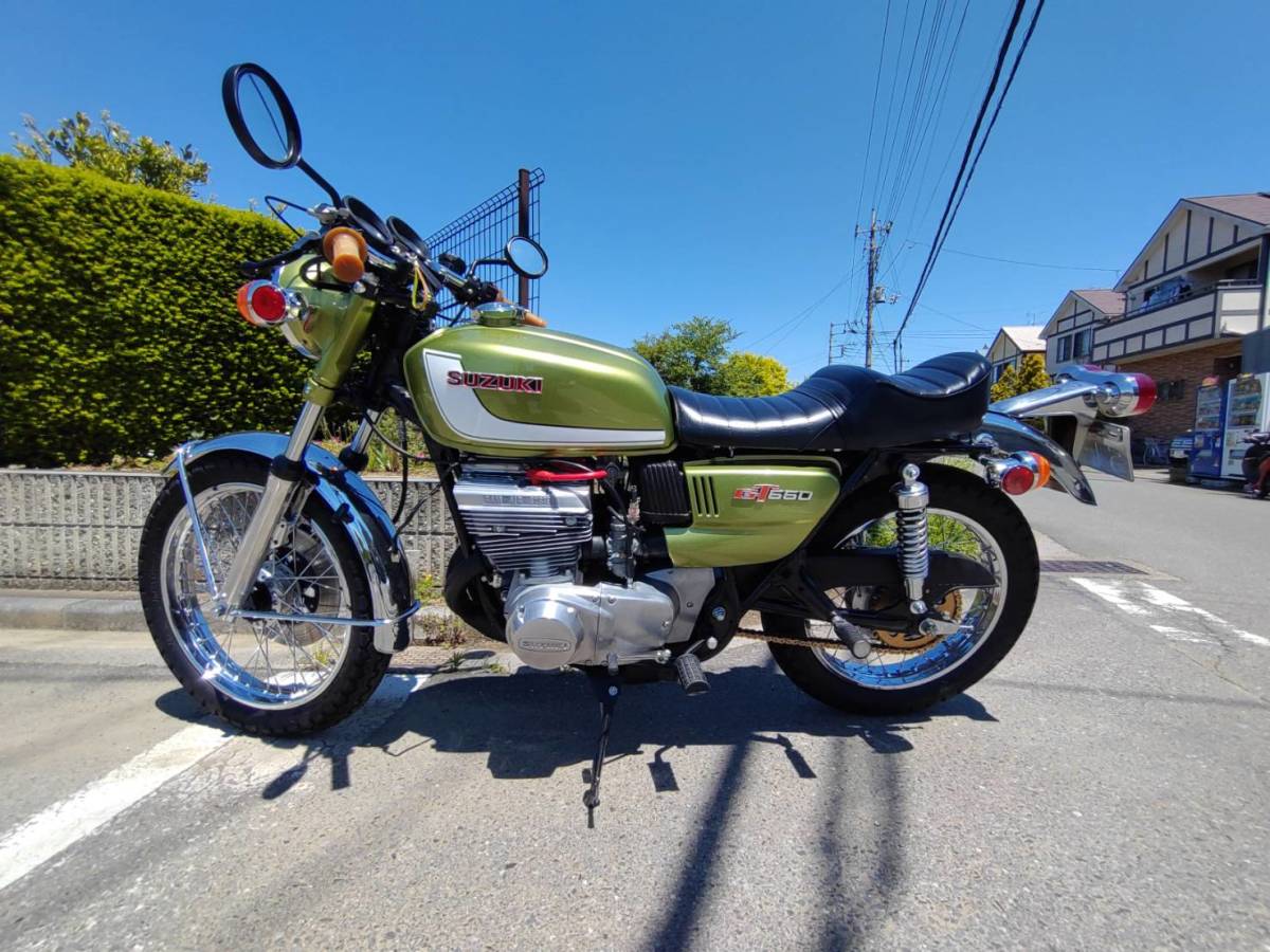 セット スズキGT550 前期 （GT380・GT750）レストア車 - Yahoo!オークション