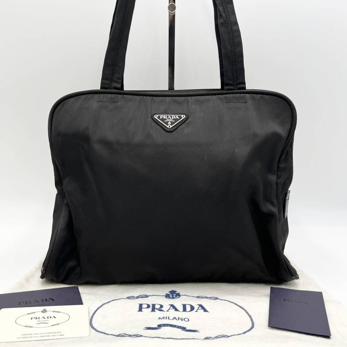 1円スタート PRADA プラダ 三角ロゴ バックパック リュックサック 