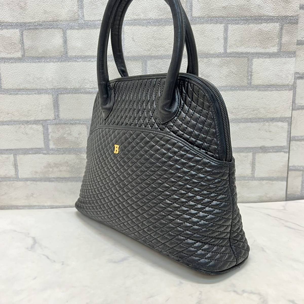 ♪BALLY バリー ショルダーバッグ メッセンジャーバッグ ネイビー色 
