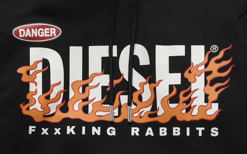 DIESELディーゼル×GR8×#FR2 FxxkingRabbits「 SmokingKills 」DANGER