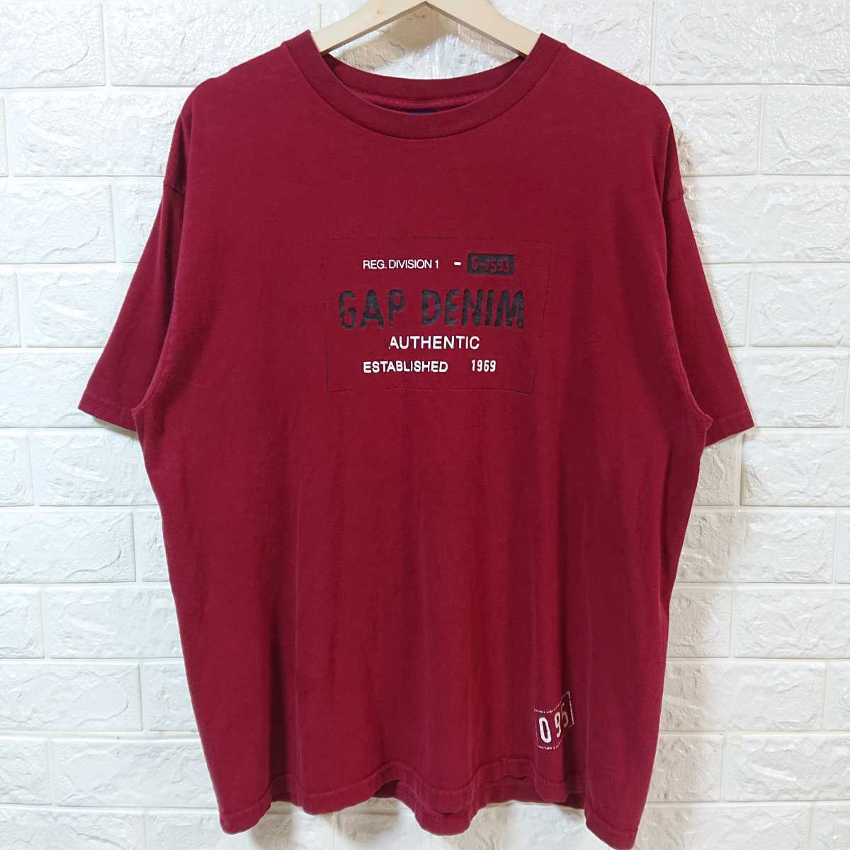 USA製】90s Old GAP オールド ギャップ GAP DENIM バックプリント T 
