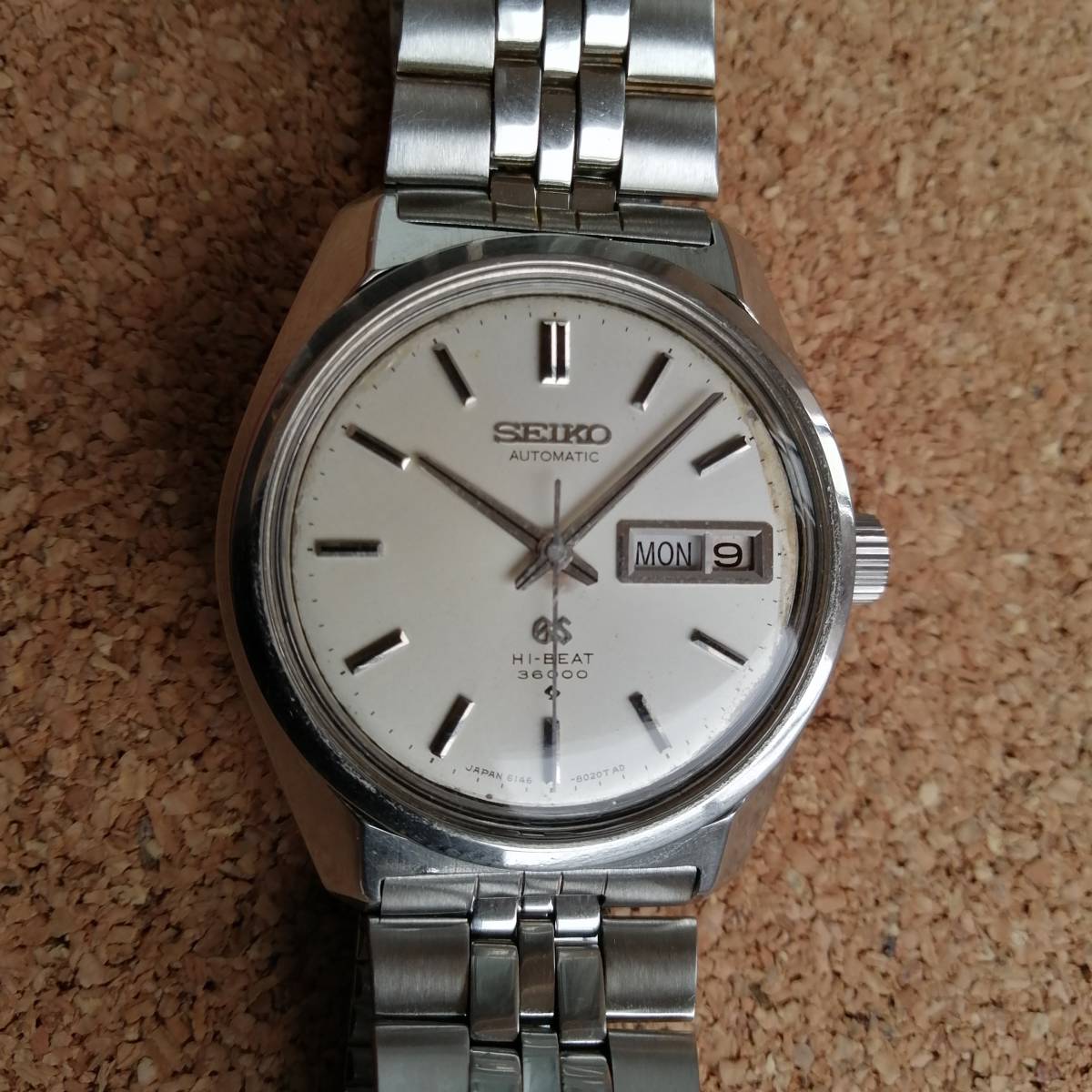 ジャンク 6146-8000 グランドセイコー GS HI-BEAT 36000 SEIKO USED 難 