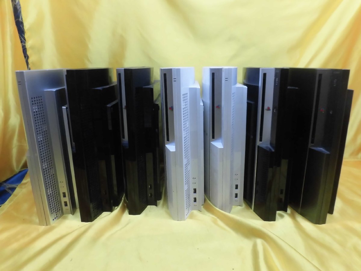 ジャンク 動作未確認 SONY PS3 厚型 初期型 40GB 5台 + 80GB 1台 + MGS4 限定モデル 1台 本体のみ セット　　　①　K
