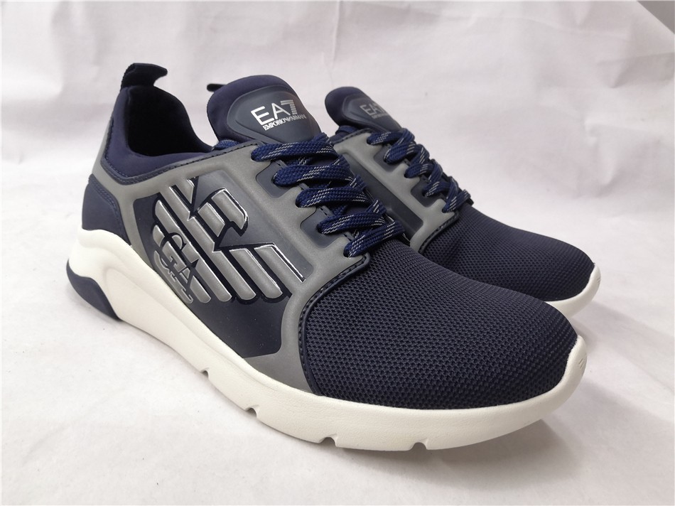 セール，送料無料 エンポリオアルマーニ イーエーセブン EMPORIO ARMANI EA7 靴 メンズ スニーカー ローカットスニーカー X8X57 XCC55 blue サイズ43(男性用)｜売買されたオークション情報、yahooの商品情報をアーカイブ 男性用