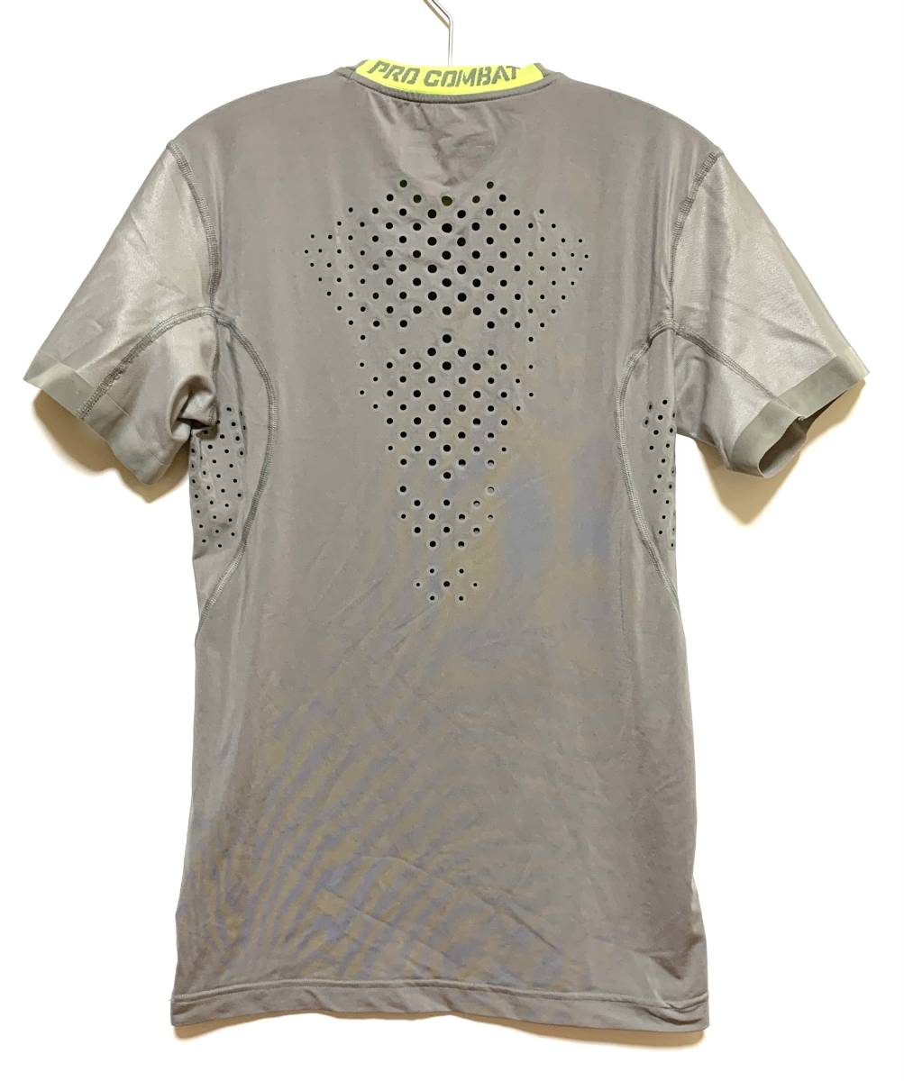 Nike Pro ハイパー クール インナー シャツ S グレー ナイキ プロ コンプレッション ウェア トレ ジム ランニング ゴルフ 陸上 半袖 シャツ 売買されたオークション情報 Yahooの商品情報をアーカイブ公開 オークファン Aucfan Com