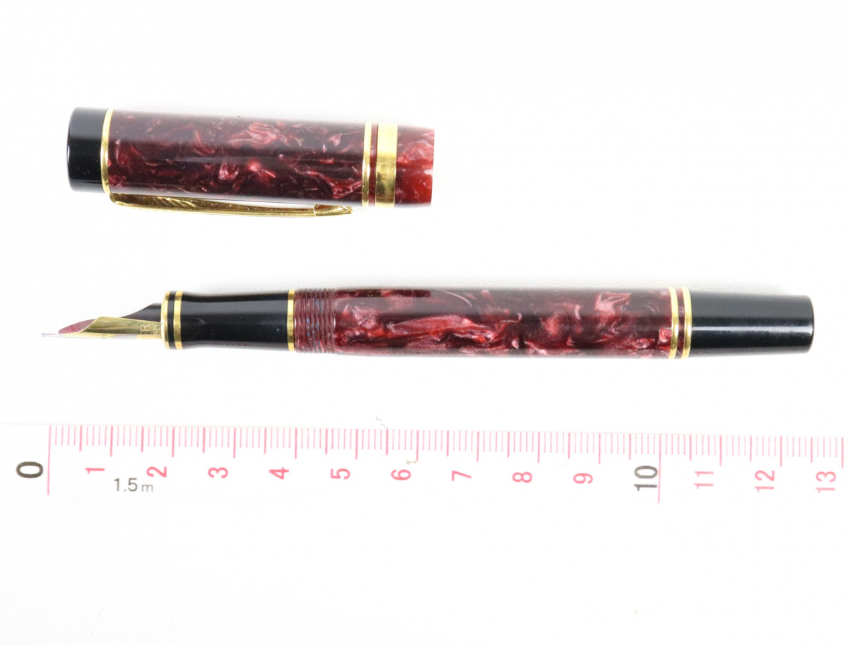 18K 750】PARKER パーカー 万年筆 DUOFOLD デュオフォールド マーブル