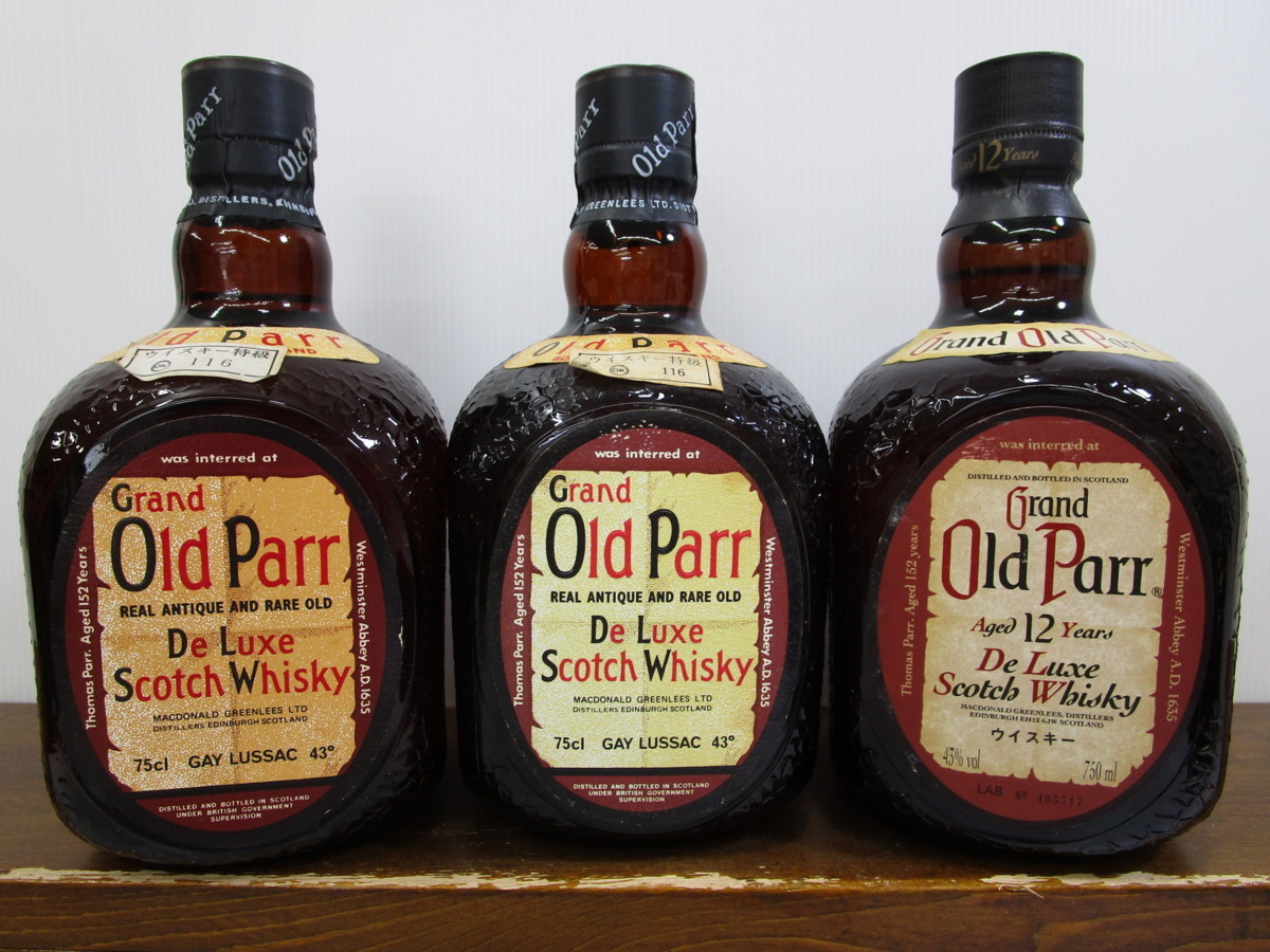 6本セット オールドパー 750ml 43% Old Parr スコッチウイスキー 特級 