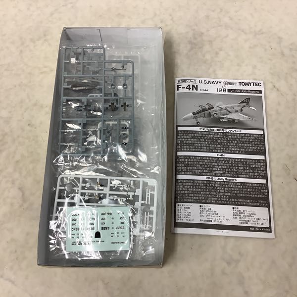 1円～ トミーテック 技MIX 1/144 U.S.NAVY F-4N VF-84 ジョリーロジャース、航空自衛隊 F-4EJ 第303飛行隊 小松基地
